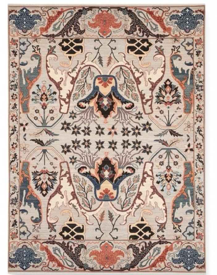Traditional Floral Area Rug